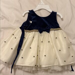 American Dream Navy and White Baby Dress